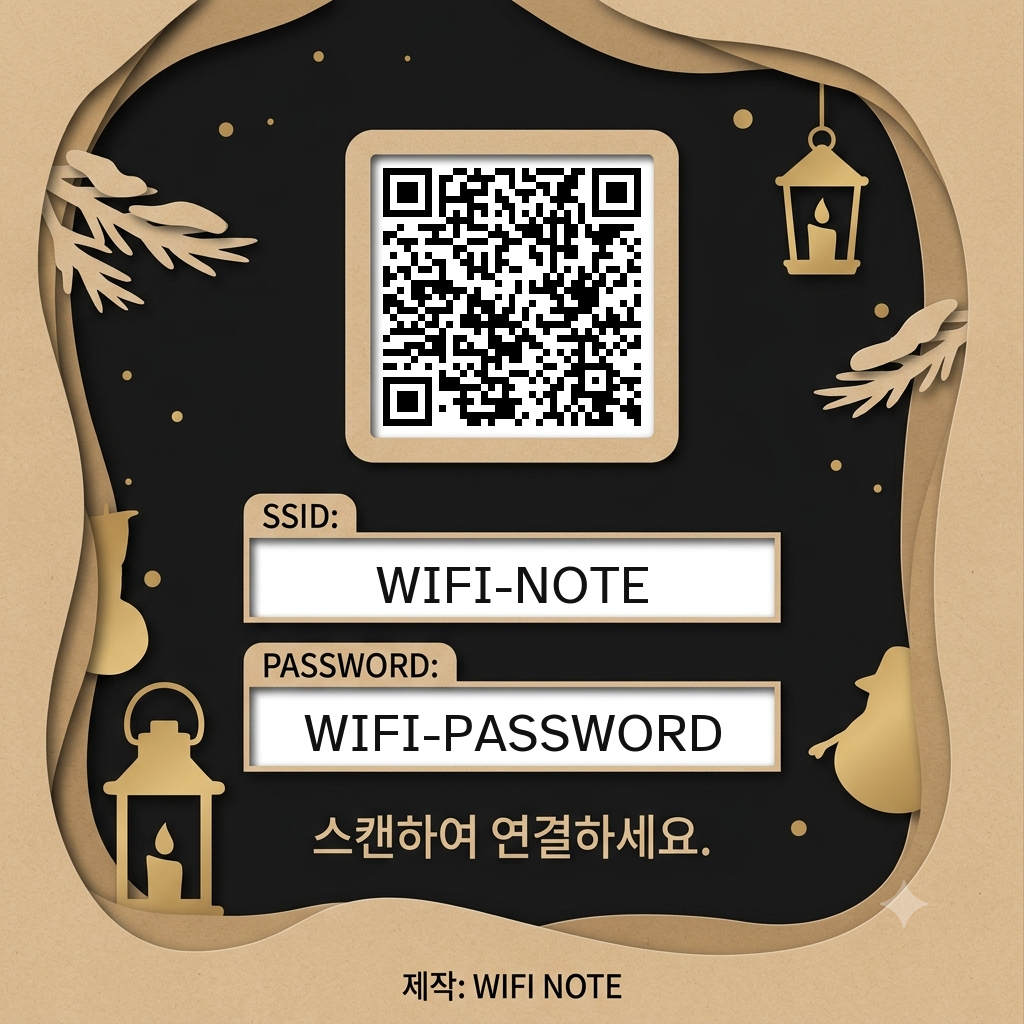 겨울 카페 와이파이